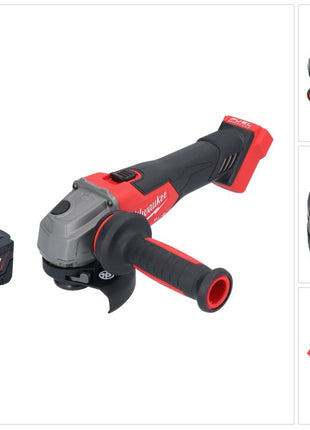 Milwaukee M18 FSAG115X-501 Akku Winkelschleifer 18 V 115 mm Brushless + 1x Akku 5,0 Ah - ohne Ladegerät