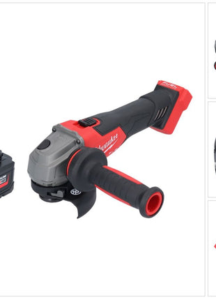 Milwaukee M18 FSAG115X-551 Akku Winkelschleifer 18 V 115 mm Brushless + 1x Akku 5,5 Ah - ohne Ladegerät