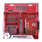 Milwaukee Shockwave Bit und Bohrer Set 54 tlg. ( 4932479855 ) Phillips / Pozidriv / Torx / Hex / Schlitz