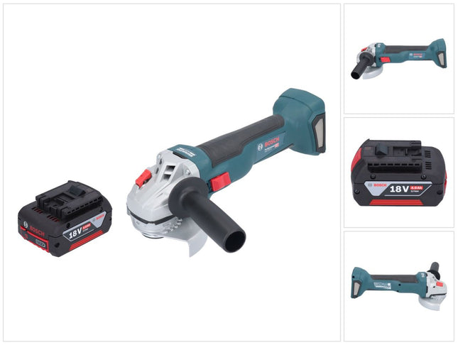 Bosch GWS 18V-10 Smerigliatrice angolare professionale a batteria 18 V 115 mm brushless + 1x batteria ricaricabile 4,0 Ah - senza caricabatterie