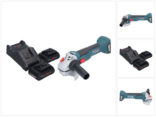 Bosch GWS 18V-10 Professional cordless angle grinder 18 V 115 mm brushless + 2x ProCORE battery 4.0 Ah + charger