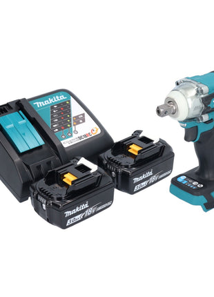 Makita DTW 301 RF Clé à choc sans fil 18 V 330 Nm 1/2'' Brushless + 2x batterie 3,0 Ah + chargeur