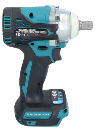 Makita DTW 301 RF Clé à choc sans fil 18 V 330 Nm 1/2'' Brushless + 2x batterie 3,0 Ah + chargeur