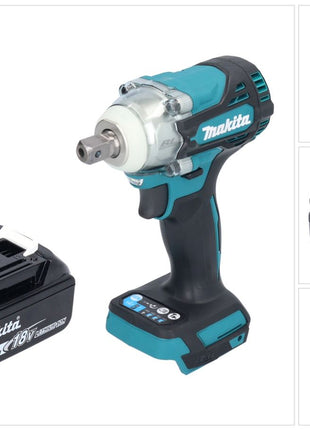 Makita DTW 301 T1 Akku Schlagschrauber 18 V 330 Nm 1/2" Brushless + 1x Akku 5,0 Ah - ohne Ladegerät