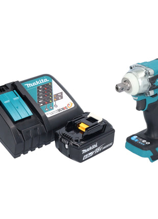 Makita DTW 301 RG1 Atornillador de impacto inalámbrico 18 V 330 Nm 1/2" sin escobillas + 1x batería 6,0 Ah + cargador