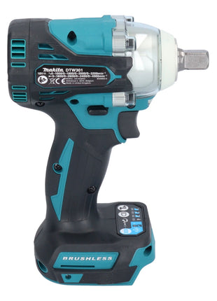 Makita DTW 301 ZJ Akku Schlagschrauber 18 V 330 Nm 1/2" Brushless + Makpac - ohne Akku, ohne Ladegerät