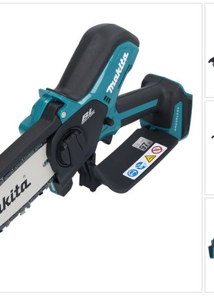 Motosierra a batería Makita DUC 150 Z 18 V 15 cm sin escobillas solo - sin batería, sin cargador