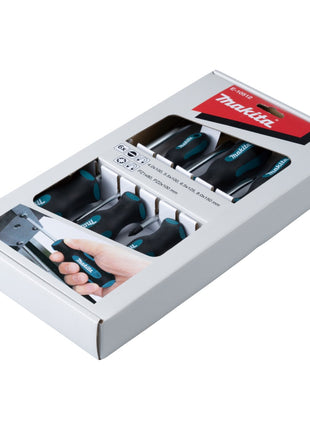 Jeu de tournevis Makita E-10512 6 pièces SL4 / SL5.5 / SL6.5 / SL8 / PZ1 / PZ2.