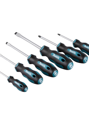 Jeu de tournevis Makita E-10512 6 pièces SL4 / SL5.5 / SL6.5 / SL8 / PZ1 / PZ2.