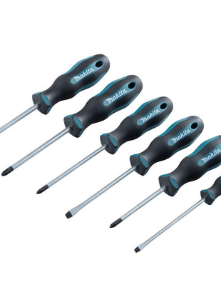 Jeu de tournevis Makita E-10528 6 pièces SL4 / SL5.5 / PH1 / PH2 / PZ1 / PZ2.