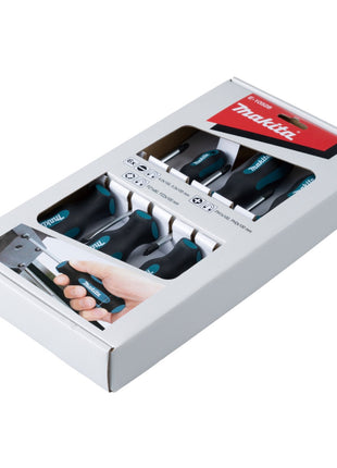 Jeu de tournevis Makita E-10528 6 pièces SL4 / SL5.5 / PH1 / PH2 / PZ1 / PZ2.