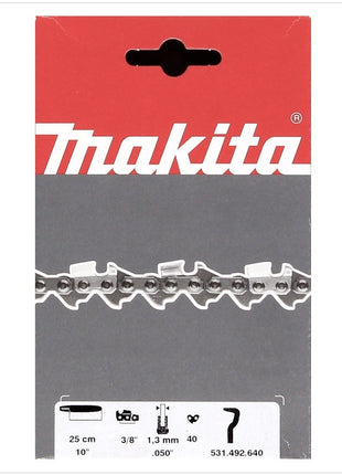 Makita Ersatzkette 25 cm 1,3mm 3/8" für DUC 252 Z ( 531492640 ) - Toolbrothers