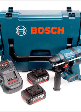 Bosch GBH 18 V-EC Akku Bohrhammer brushless SDS-Plus 18 V 1,7 J + 2x Akkus 5,0 Ah + Schnellladegerät in L-Boxx - Toolbrothers