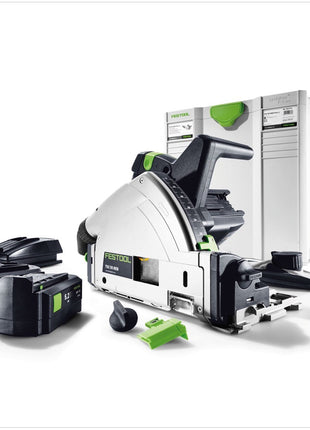 Festool TSC 55 REB-Li 5,2 Plus-FS Akku Tauchsäge 36V ( 2x18V ) ( 561720 ) 160 mm Brushless im Systainer + 2x 5,2Ah Akku + Ladegerät - Toolbrothers