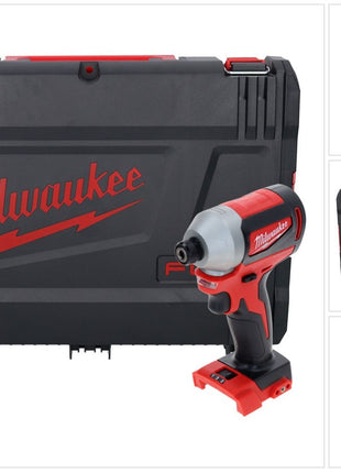 Llave de impacto inalámbrica Milwaukee M18 BLID2-0X 18 V 180 Nm 1/4" sin escobillas (4933464519) + caja HD - sin batería, sin cargador