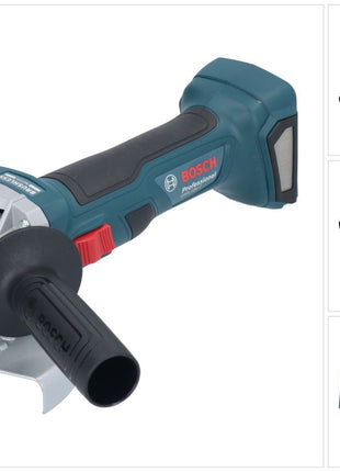 Bosch GWS 18V-7 Professional Meuleuse d'angle sans fil 18 V 125 mm sans balais Solo (06019H9001) - sans batterie, sans chargeur