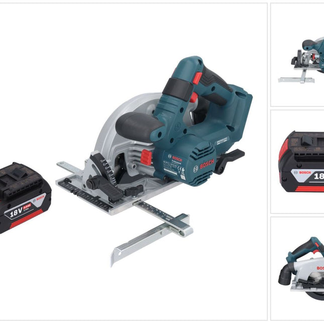Bosch GKS 18V-57-2 Professional Akku Handkreissäge 18 V 165 mm Brushless + 1x Akku 5,0 Ah - ohne Ladegerät