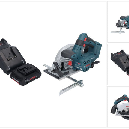 Bosch GKS 18V-57-2 Professional Cordless Circular Saw 18 V 165 mm Brushless + 1x ProCORE battery 4,0 Ah + charger