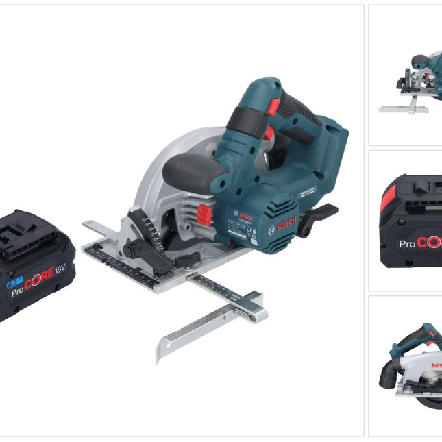 Bosch GKS 18V-57-2 Professional Akku Handkreissäge 18 V 165 mm Brushless + 1x ProCORE Akku 8,0 Ah - ohne Ladegerät