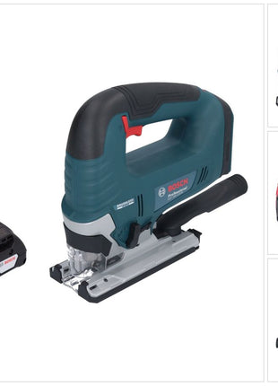 Bosch GST 18V-125 B Sierra de calar inalámbrica profesional 18 V 125 mm sin escobillas + 1x batería 2,0 Ah - sin cargador