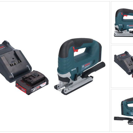 Bosch GST 18V-125 B Profesjonalna wyrzynarka akumulatorowa 18 V 125 mm bezszczotkowa + 1x akumulator 2,0 Ah + ładowarka
