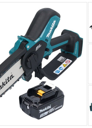 Makita DUC 150 F Akku Kettensäge 18 V 15 cm Brushless + 1x Akku 3,0 Ah - ohne Ladegerät