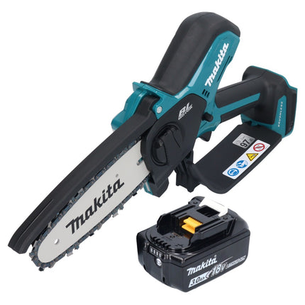 Makita DUC 150 F Motosierra sin cable 18 V 15 cm sin escobillas + 1x batería 3.0 Ah - sin cargador