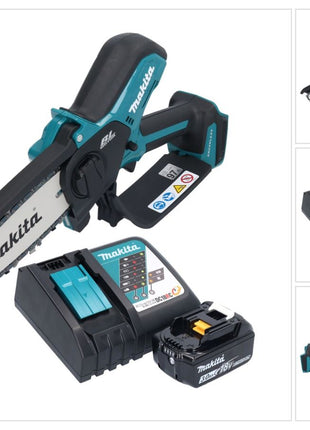 Makita DUC 150 RF Akku Kettensäge 18 V 15 cm Brushless + 1x Akku 3,0 Ah + Ladegerät