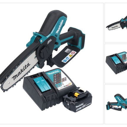 Makita DUC 150 RM motosierra sin cable 18 V 15 cm sin escobillas + 1x batería 4,0 Ah + cargador