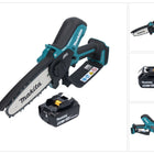 Motosega a batteria Makita DUC 150 T 18 V 15 cm brushless + 1x batteria 5,0 Ah - senza caricabatterie