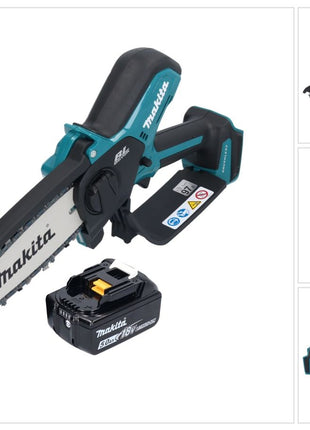 Makita DUC 150 T Akku Kettensäge 18 V 15 cm Brushless + 1x Akku 5,0 Ah - ohne Ladegerät