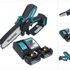 Motosega a batteria Makita DUC 150 RT2 18 V 15 cm brushless + 2x batteria 5,0 Ah + caricabatterie