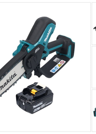 Makita DUC 150 G Akku Kettensäge 18 V 15 cm Brushless + 1x Akku 6,0 Ah - ohne Ladegerät