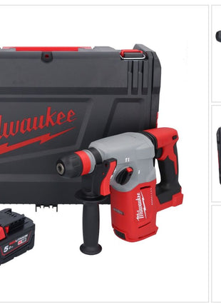 Milwaukee M18 BLHX-501X Akku Kombihammer 18 V 2,3 J Brushless + 1x Akku 5,0 Ah + HD-Box - ohne Ladegerät