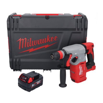 Milwaukee M18 BLHX-501X cordless combihammer 18 V 2.3 J Brushless + 1x rechargeable battery 5.0 Ah + HD box - without charger