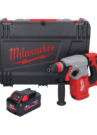 Milwaukee M18 BLHX-801X Akku Kombihammer 18 V 2,3 J Brushless + 1x Akku 8,0 Ah + HD-Box - ohne Ladegerät