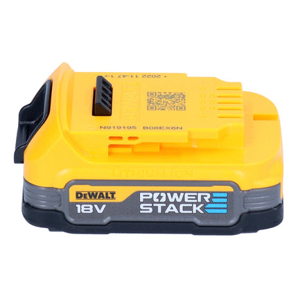 DeWalt DCW 682 NT cordless flat dowel cutter 18 V 102 x 20 mm brushless + 1x Powerstack battery 1.7 Ah + TSTAK - without charger