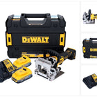 DeWalt DCW 682 E2T Akku Flachdübelfräse 18 V 102 x 20 mm Brushless + 2x Powerstack Akku 1,7 Ah + Ladegerät + TSTAK