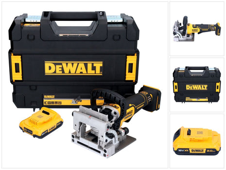 DeWalt DCW 682 NT fresa per tasselli piatti a batteria 18 V 102 x 20 mm senza spazzole + 1x batteria ricaricabile 2,0 Ah + TSTAK - senza caricabatterie