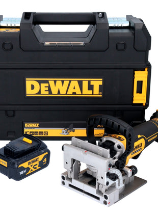 DeWalt DCW 682 NT cortador de tacos planos a batería 18 V 102 x 20 mm sin escobillas + 1x batería 4,0 Ah + TSTAK - sin cargador