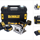 Fresa plana sin cable DeWalt DCW 682 M1T 18 V 102 x 20 mm sin escobillas + 1x batería recargable 4,0 Ah + cargador + TSTAK