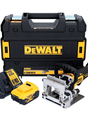 DeWalt DCW 682 P1T Akku Flachdübelfräse 18 V 102 x 20 mm Brushless + 1x Akku 5,0 Ah + Ladegerät + TSTAK