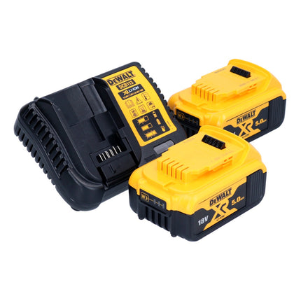 DeWalt DCW 682 P2T fresa per tasselli piatti a batteria 18 V 102 x 20 mm senza spazzole + 2x batteria ricaricabile 5,0 Ah + caricatore + TSTAK