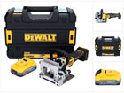 DeWalt DCW 682 NT Akku Flachdübelfräse 18 V 102 x 20 mm Brushless + 1x Powerstack Akku 5,0 Ah + TSTAK - ohne Ladegerät