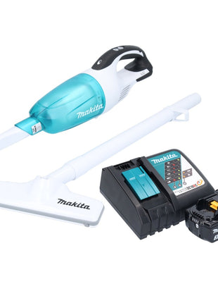 Makita DCL 181 FRF1WX Akku Staubsauger 18 V 53 mbar 0,65 L + 1x Akku 3,0 Ah + Ladegerät