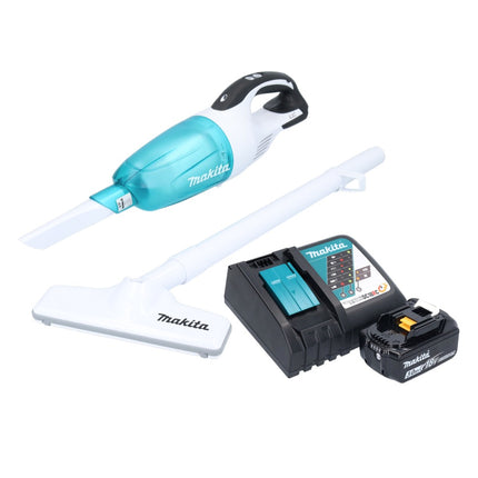 Makita DCL 181 FRF1WX cordless hoover 18 V 53 mbar 0.65 L + 1x rechargeable battery 3.0 Ah + charger