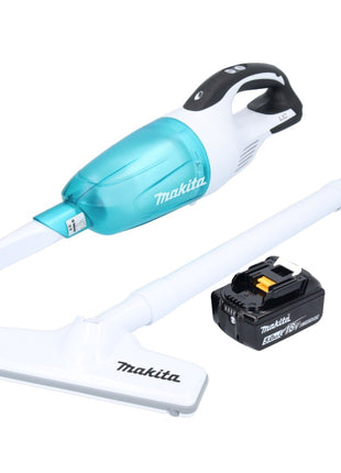 Makita DCL 181 FT1WX Akku Staubsauger 18 V 53 mbar 0,65 L + 1x Akku 5,0 Ah - ohne Ladegerät