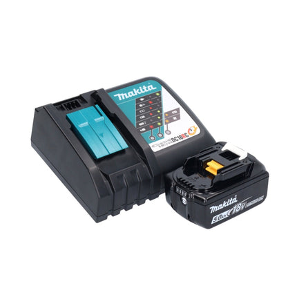 Aspiratore a batteria Makita DCL 181 FRT1WX 18 V 53 mbar 0,65 L + 1x batteria ricaricabile 5,0 Ah + caricatore
