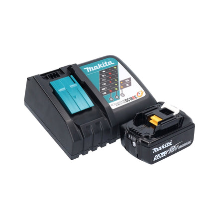 Aspiradora sin cable Makita DCL 181 FRTWX 18 V 53 mbar 0,65 L + 2x batería recargable 5,0 Ah + cargador