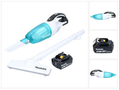 Makita DCL 181 FG1WX Aspirateur sans fil 18 V 53 mbar 0,65 L + 1x batterie 6,0 Ah - sans chargeur